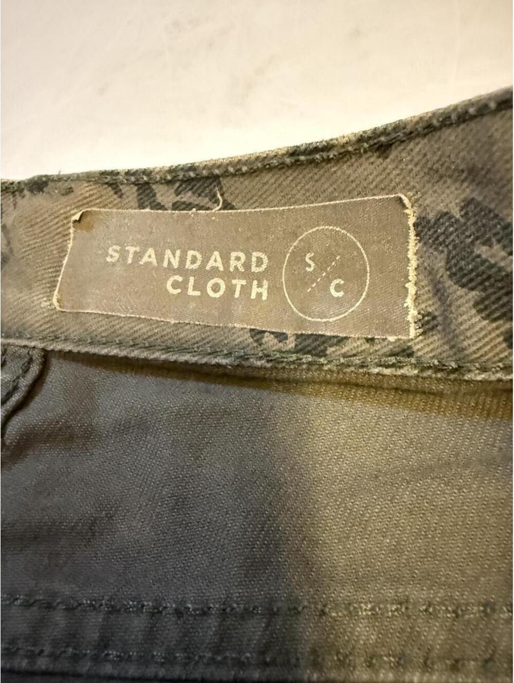 Standard Cloth Co Womens Green Khaki Floral Shorts Size 29 Casual Summer Stretch - Picture 4 of 5